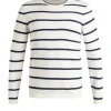 Sweater round neck striped